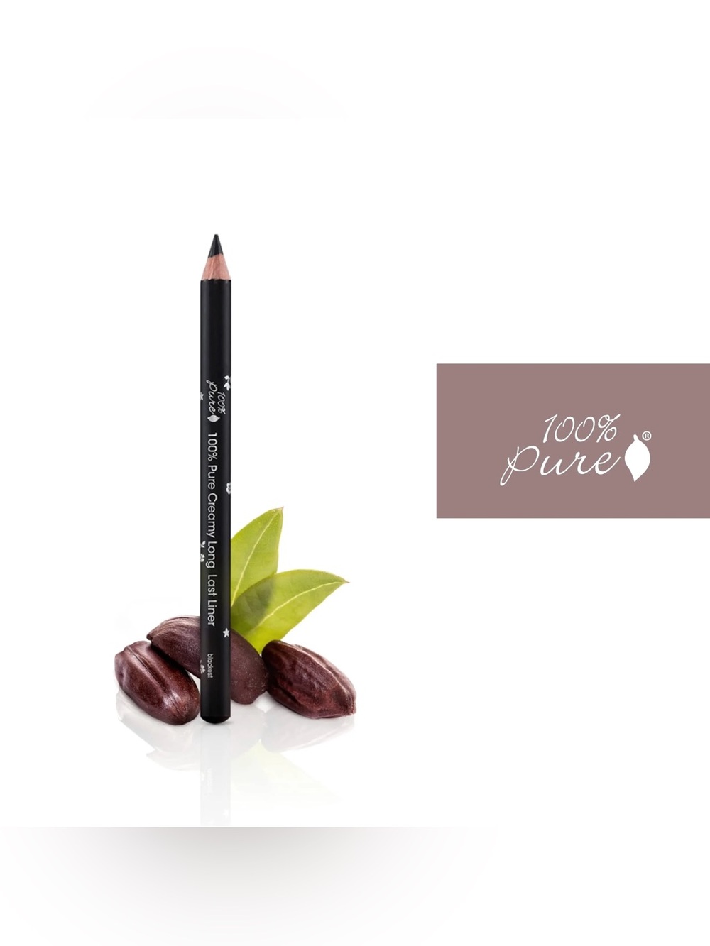 100% PURE Creamy Long Last Eyeliner – Blackest | Brand New